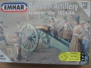 EMHAR 1/72 7208 RUSSIAN ARTILLERY CRIMEAN WAR